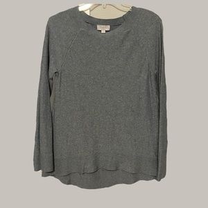 Gray Knit LOFT Sweater Women's Small